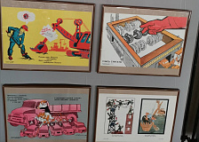 Выставка сатирических плакатов «Бесхозяйственности – бой!», из фондов краеведческого музея города Барановичи, проходит на железнодорожных предприятиях Барановичского узла