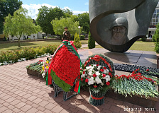 Праздничные возложения посвященные событиям 75-летия освобождения Беларуси от немецко-фашистских захватчиков прошли на всех узлах Барановичского отделения