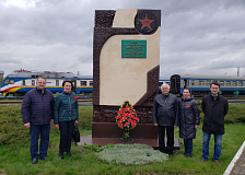 Железнодорожники Барановичского отделения почтили память героев Великой Отечественной войны
